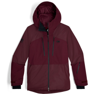 Women's Outdoor Research Powderverse Jacket 2026 in Red size Small | Polyester