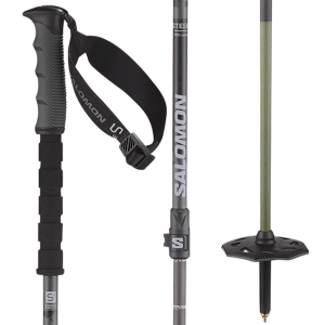 Salomon Salomon Steep Pro Vario S3 Ski Poles 2026 in Black size 100-135 | Aluminum - $219.95 at evo