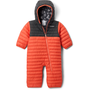 Kid's Columbia Powder Lite II Reversible Bunting Infants' 2026 in Orange size 12-18M | Polyester