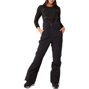 Women's Roxy Summit Bibs 2026 in Black size Medium | Elastane/Polyester