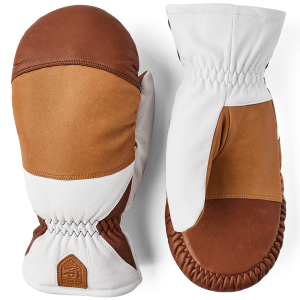 Hestra reMix Mittens 2026 in Brown size 9 | Wool/Leather/Polyester
