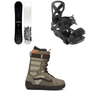 Lib Tech Off Ramp Snowboard 2026 - 157W Package (157W cm) + L Mens in Black size 157W/L | Nylon