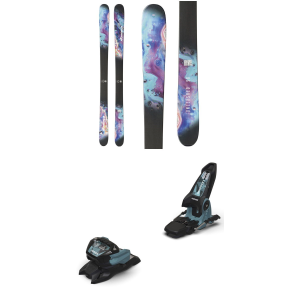 Nordica Unleashed 98 Skis 2026 - 174 Package (174 cm) + 100 Adult Alpine Bindings in White size 174/100