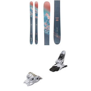 Women's Nordica Santa Ana 97 Skis 2026 - 167 Package (167 cm) + 100 Adult Alpine Bindings in Black size 167/100