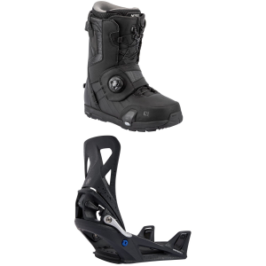 Nitro Nitro Profile Step On TLS Snowboard Boots 2026 - 11.5 Package (11.5) + S Mens in Black size 11.5/S | Nylon/Rubber - $979.90 at evo