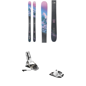 Women's Nordica Santa Ana 92 Skis 2026 - 150 Package (150 cm) + 95 Adult Alpine Bindings in White size 150/95