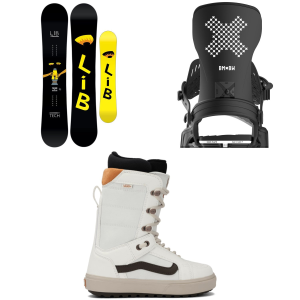 Women's Lib Tech Two Time Snowboard 2026 - 146 Package (146 cm) + S/M Womens in Mauve size 146/S/M