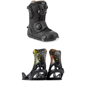 Nitro Women's Nitro Cave Step On TLS Snowboard Boots 2026 - 7 Package (7) + M Womens in Black size 7/M | Nylon/Rubber - $879.94 at evo