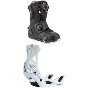 Nitro Women's Nitro Cave Step On TLS Snowboard Boots 2026 - 7 Package (7) + M Womens in Black size 7/M | Nylon/Rubber - $869.90 at evo