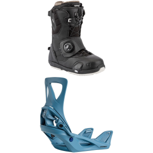 Nitro Women's Nitro Cave Step On TLS Snowboard Boots 2026 - 9.5 Package (9.5) + S Womens in Black size 9.5/S | Nylon/Rubber - $789.90 at evo