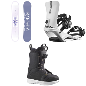 Salomon Women's Salomon Lotus Snowboard 2026 - 142 Package (142 cm) + S Mens in Blue size 142/S - $773.86 at evo