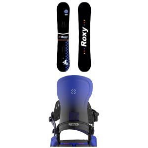 Women's Roxy XOXO C2 Snowboard 2026 - 149 Package (149 cm) + S/M Womens in Blue size 149/S/M | Nylon/Aluminum