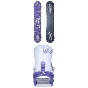 Women's Yes. Airmaster 3D Snowboard 2026 - 152 Package (152 cm) + S Womens in White size 152/S | Nylon