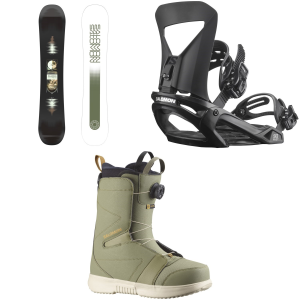 Salomon Salomon Pulse Snowboard 2026 - 145 Package (145 cm) + S Mens in Black size 145/S - $746.86 at evo