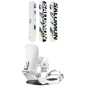 Salomon Salomon Huck Knife Snowboard 2026 - 159W Package (159W cm) + M Mens in Black size 159W/M | Nylon/Aluminum/Rubber - $737.91 at evo