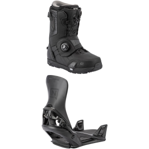 Nitro Nitro Profile Step On TLS Snowboard Boots 2026 - 8.5 Package (8.5) + L Mens in Black size 8.5/L | Rubber - $719.95 at evo