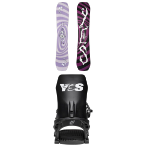 Women's Yes. Rival Snowboard 2026 - 140 Package (140 cm) + M Womens in Pink size 140/M | Nylon