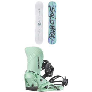 Salomon Women's Salomon Oh Yeah Snowboard 2026 - 147 Package (147 cm) + M Mens in Black size 147/M | Aluminum - $710.91 at evo