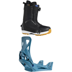 Burton Burton Waverange Step On Snowboard Boots 2026 - 10.5 Package (10.5) + L Mens in Black size 10.5/L | Nylon - $699.90 at evo