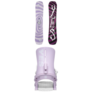 Women's Yes. Rival Snowboard 2026 - 140 Package (140 cm) + S Womens in Blue size 140/S | Nylon