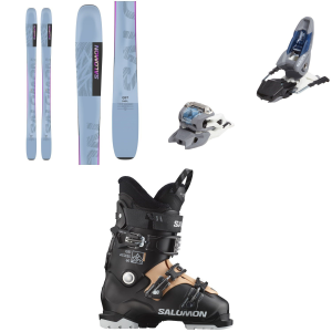 Salomon Women's Salomon QST Lux 92 Skis 2025 - 160 Package (160 cm) + 100 Adult Alpine Bindings in White size 160/100 - $674.43 at evo