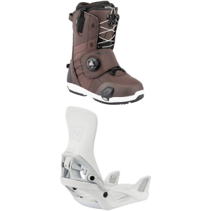 Nitro Women's Nitro Monarch Step On TLS Snowboard Boots 2026 - 8 Package (8) + L Womens in White size 8/L - $647.95 at evo