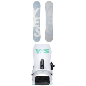 Women's Yes. Basic Snowboard 2026 - 143 Package (143 cm) + S Womens in White size 143/S | Nylon