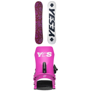 Women's Yes. Frenzy Snowboard 2026 - 146 Package (146 cm) + M Womens in Pink size 146/M | Nylon