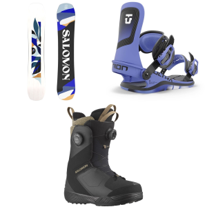 Salomon Women's Salomon Rumble Fish Snowboard 2025 - 140 Package (140 cm) + M Womens in Pink size 140/M | Nylon - $643.42 at evo