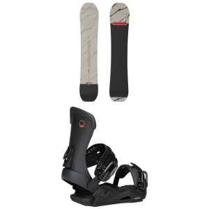 Salomon Salomon Overcast Snowboard 2026 - 156 Package (156 cm) + M Mens in Black size 156/M | Nylon - $622.75 at evo