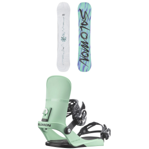 Salomon Women's Salomon Oh Yeah Snowboard 2026 - 138 Package (138 cm) + S Mens in Black size 138/S | Nylon/Aluminum - $602.91 at evo