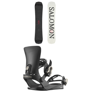 Salomon Salomon Craft Snowboard 2026 - 153 Package (153 cm) + S Mens in Black size 153/S | Nylon - $602.01 at evo