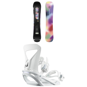 Salomon Women's Salomon Wonder Snowboard 2026 - 144 Package (144 cm) + M Womens in White size 144/M - $566.91 at evo