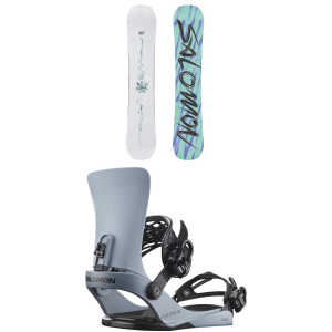 Salomon Women's Salomon Oh Yeah Snowboard 2026 - 138 Package (138 cm) + M Mens in Black size 138/M | Nylon - $557.01 at evo