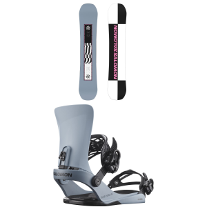 Salomon Salomon Kickback Snowboard 2026 - 158W Package (158W cm) + L Mens in Black size 158W/L | Nylon/Rubber - $557.01 at evo