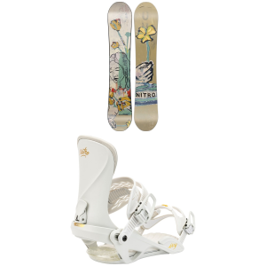 Women's Nitro Mercy Snowboard 2025 - 142 Package (142 cm) + S/M Womens size 142/S/M
