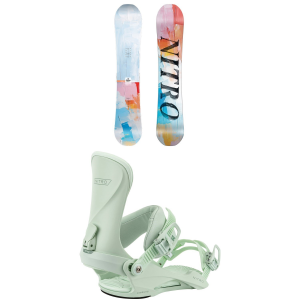 Women's Nitro Lectra Abstract Snowboard 2026 - 152 Package (152 cm) + S/M Womens size 152/S/M | Aluminum
