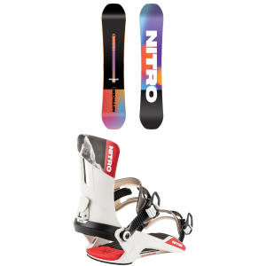 Nitro Prime Chroma Cam-Out Snowboard 2026 - 155 Package (155 cm) + M Mens size 155/M
