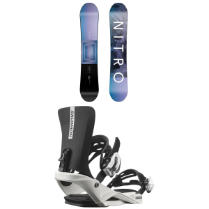 Kid's Nitro Arial SnowboardGirls' 2026 - 146 Package (146 cm) + S Kids in Black size 146/S