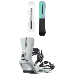 Salomon Women's Salomon Bliss X Snowboard 2026 - 144 Package (144 cm) + M Mens in White size 144/M - $526.41 at evo
