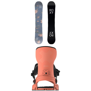 Women's Roxy XOXO Pro C3 Snowboard 2025 - 152 Package (152 cm) + S/M Womens in Black size 152/S/M
