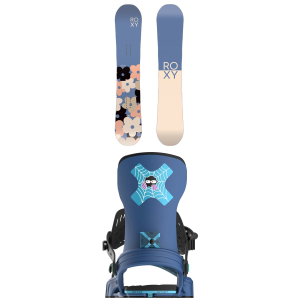 Women's Roxy XOXO C2 Snowboard 2025 - 149 Package (149 cm) + S/M Womens in Black size 149/S/M