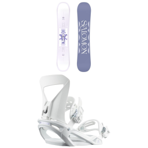 Salomon Women's Salomon Lotus Snowboard 2026 - 142 Package (142 cm) + S Womens in White size 142/S - $494.91 at evo