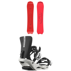 Salomon Kid's Salomon Dancehaul Grom SnowboardKids' 2026 - 135 Package (135 cm) + S Kids in Black size 135/S | Rubber - $494.91 at evo