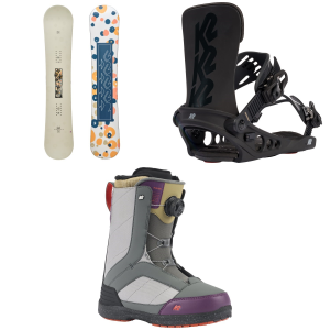 Women's K2 First Lite Snowboard 2025 - 146 Package (146 cm) + M Womens in Green size 146/M