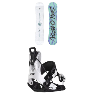Salomon Kid's Salomon Oh Yeah Grom SnowboardKids' 2026 - 127 Package (127 cm) + XS Kids size 127/Xs | Micron - $479.90 at evo