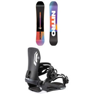 Nitro Prime Chroma Cam-Out Snowboard 2026 - 152 Package (152 cm) + S Mens in Black size 152/S