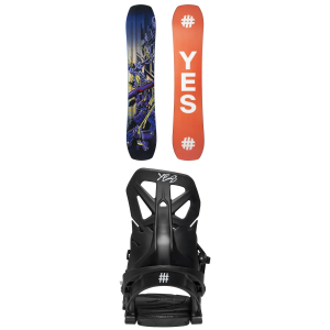 Yes. Kid's Yes. First Basic SnowboardKids' 2026 - 138 Package (138 cm) + S Kids in Black size 138/S | Nylon - $449.91 at evo