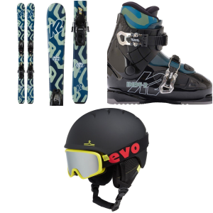 K2 Kid's K2 Indy Skis + FDT 4.5 BindingsKids' 2026 - 112 Package (112 cm) + 22.5 K's Alpine Ski Boots size 112/22.5 - $449.88 at evo