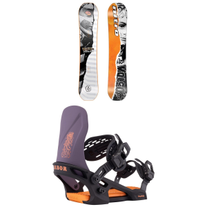 Kid's Nitro Ripper x Volcom SnowboardKids' 2026 - 132 Package (132 cm) + S/M Kids in Black size 132/S/M | Nylon